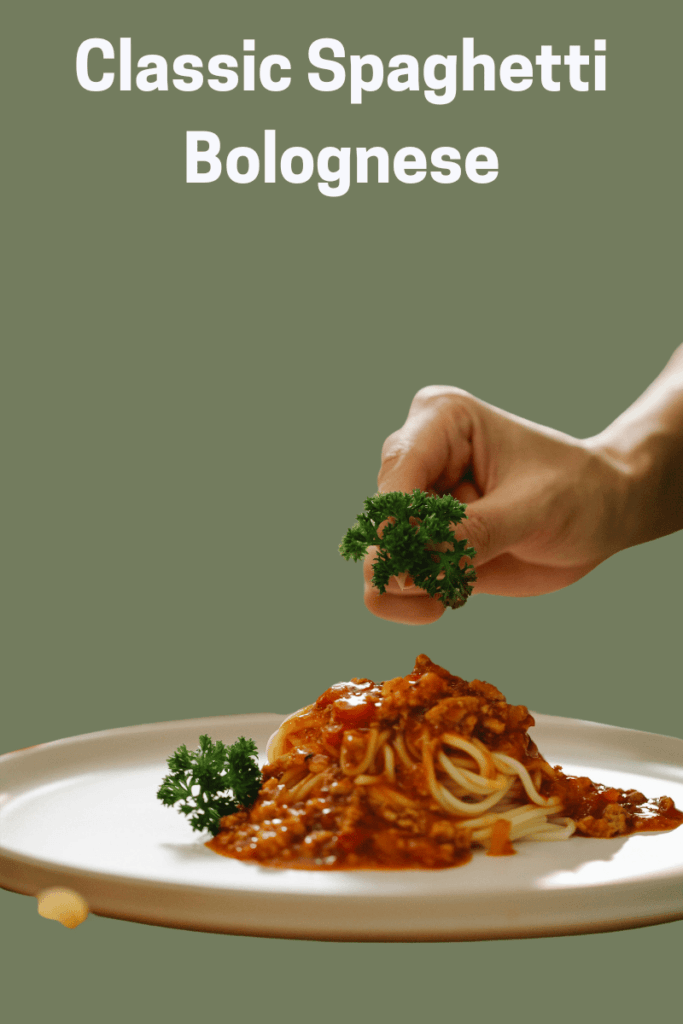Classic Spaghetti Bolognese is a Italian Dish