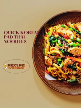 Korean Pad Thai Noodles