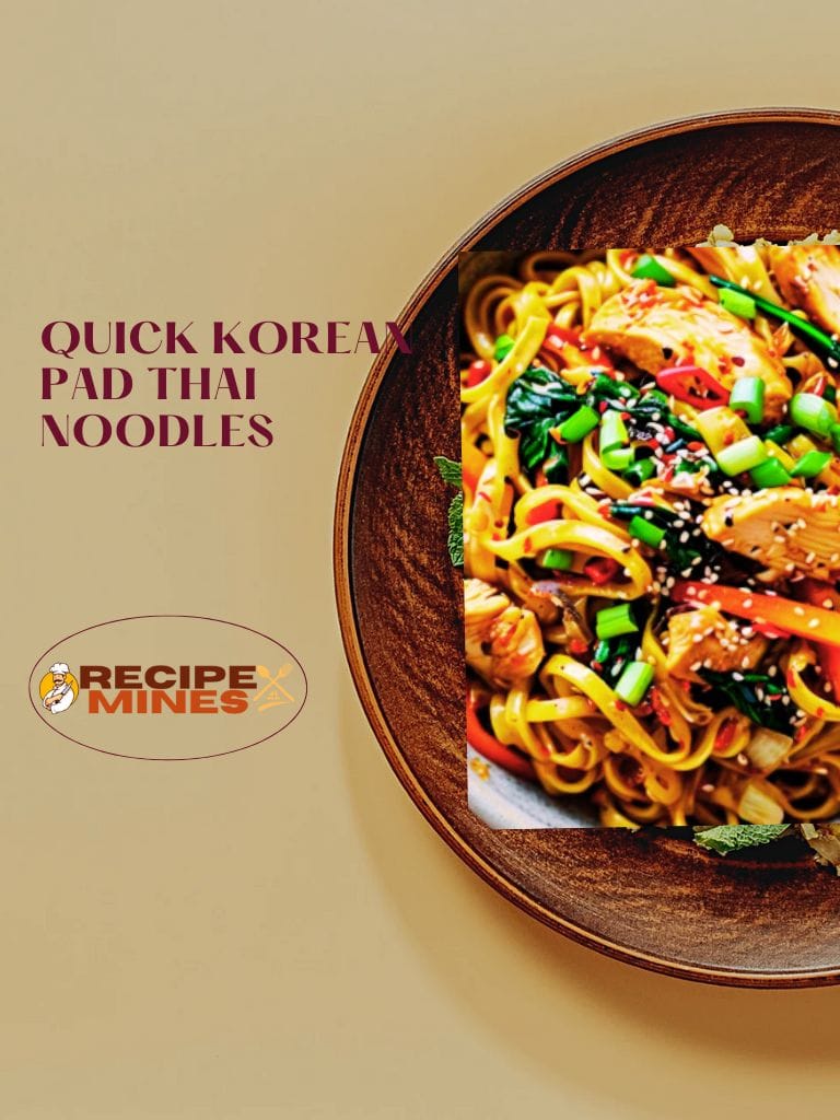 Korean Pad Thai Noodles