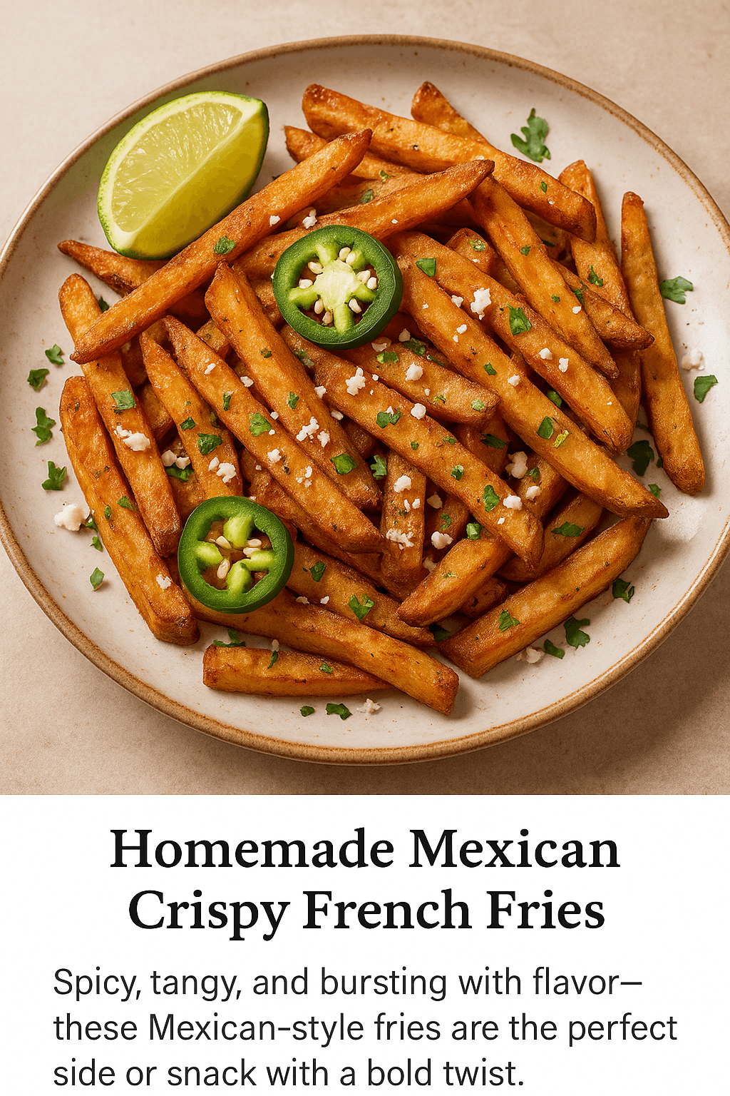 Mexican crispy french fries