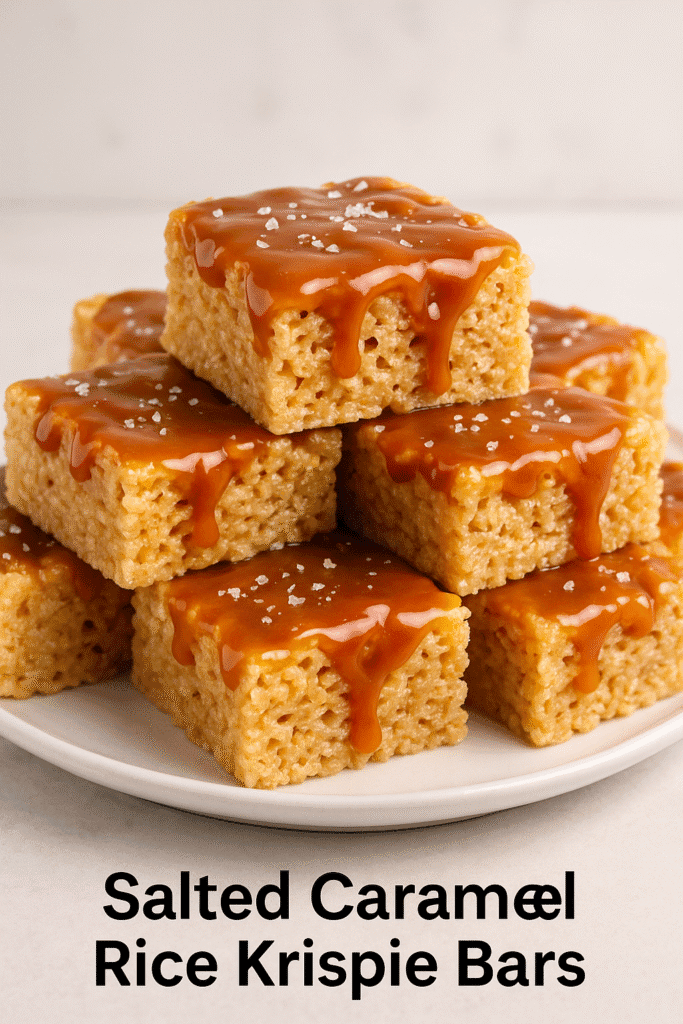 Salted Caramel Rice Krispie Bars 2025 2 Salted Caramel Rice Krispie Bars