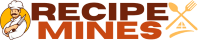 This image is a logo of Recipemines.com, a food blog site, represents multicusine recipe at one place